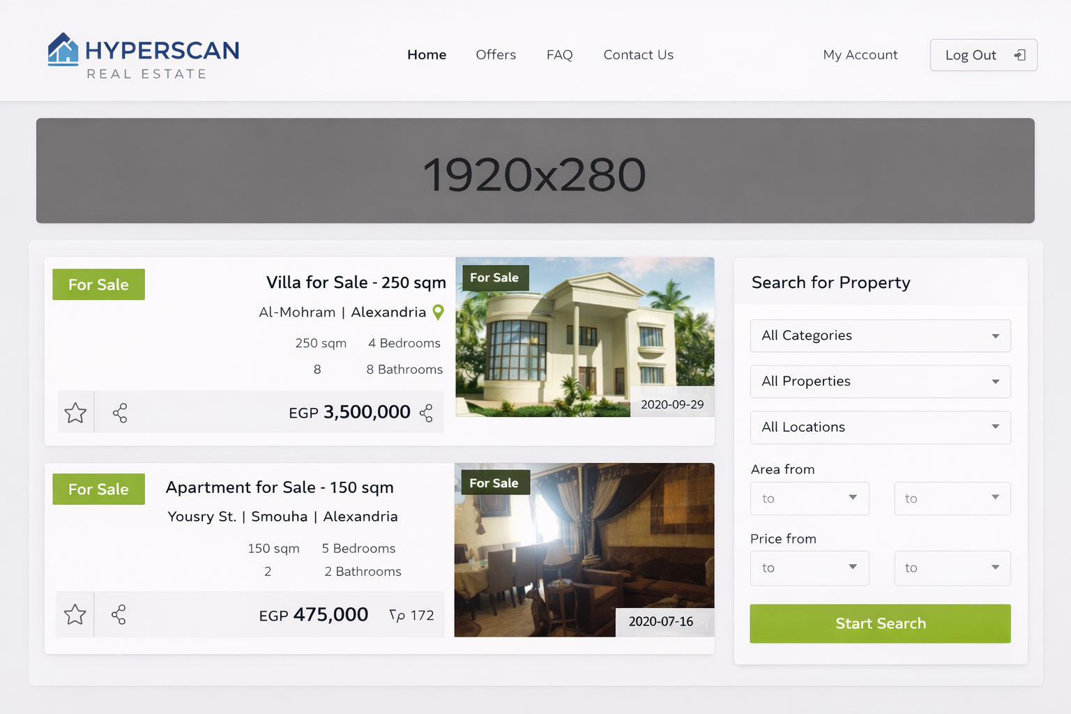 Real Estate Listings Platform