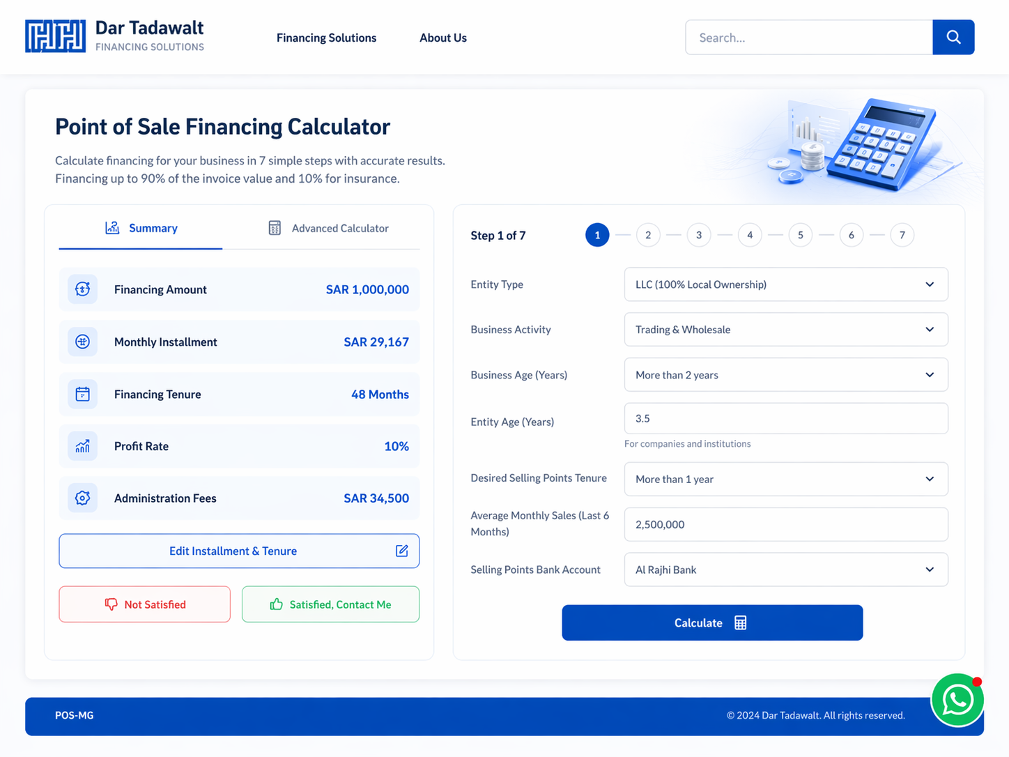 Banking Evaluation & Financing Platform